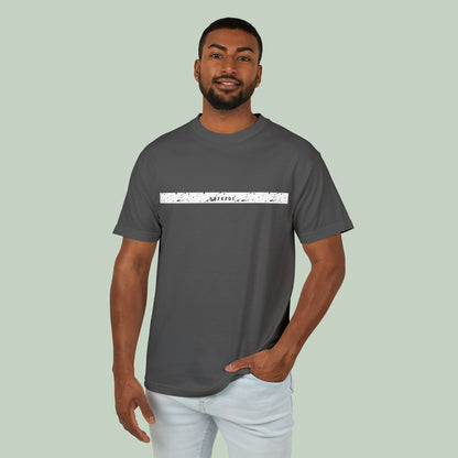 T-Shirt MustoSe Unisex Garment-Dyed Heavyweight Cotton Tee