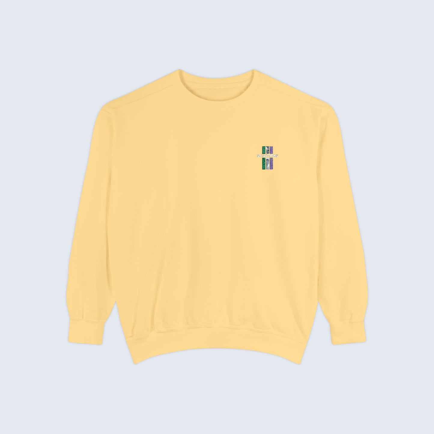 Vibrant Unisex Garment-Dyed Sweatshirt - Perfect for Casual Outings and Cozy Days