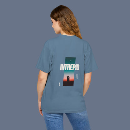 Unisex Urban Heavy Tee - INTREPID Graphic T-Shirt for Adventurers