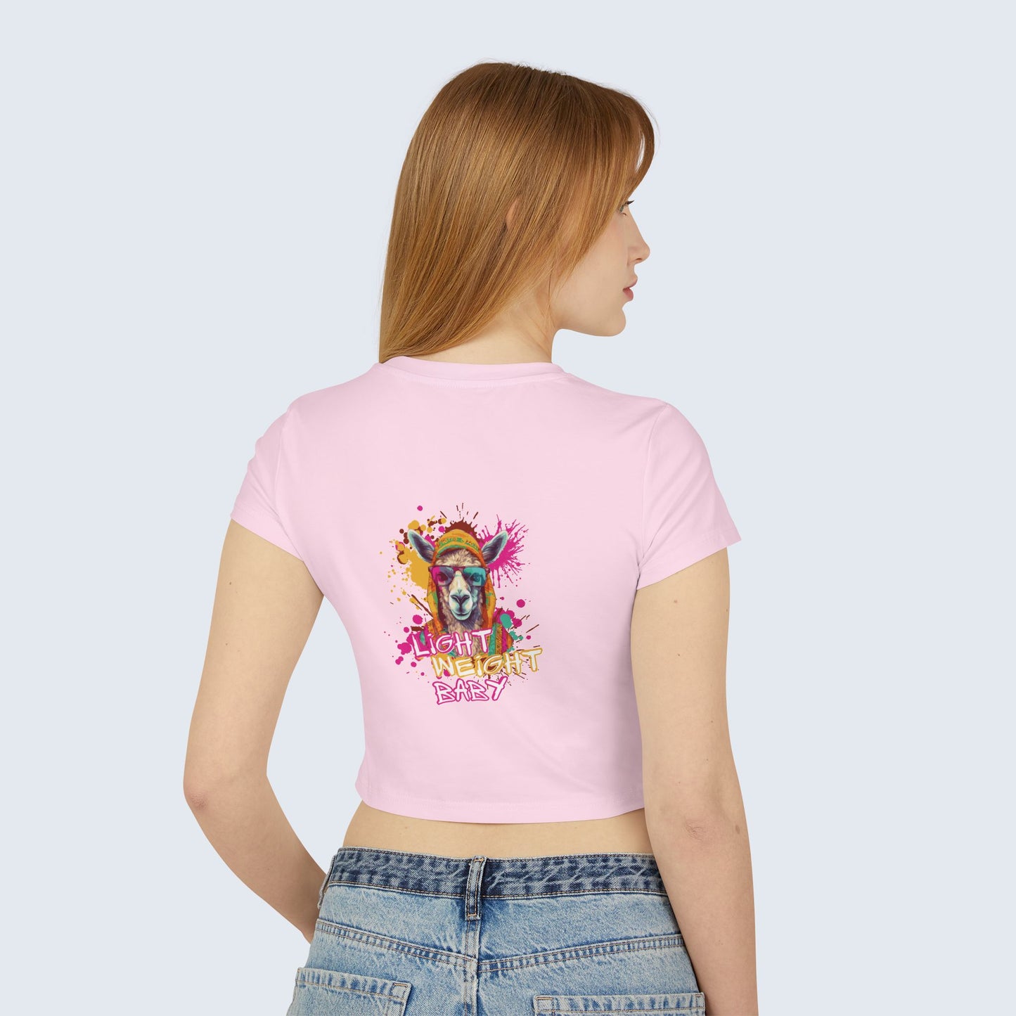 Baby Tee - Pink or Pink Women's Baby Tee