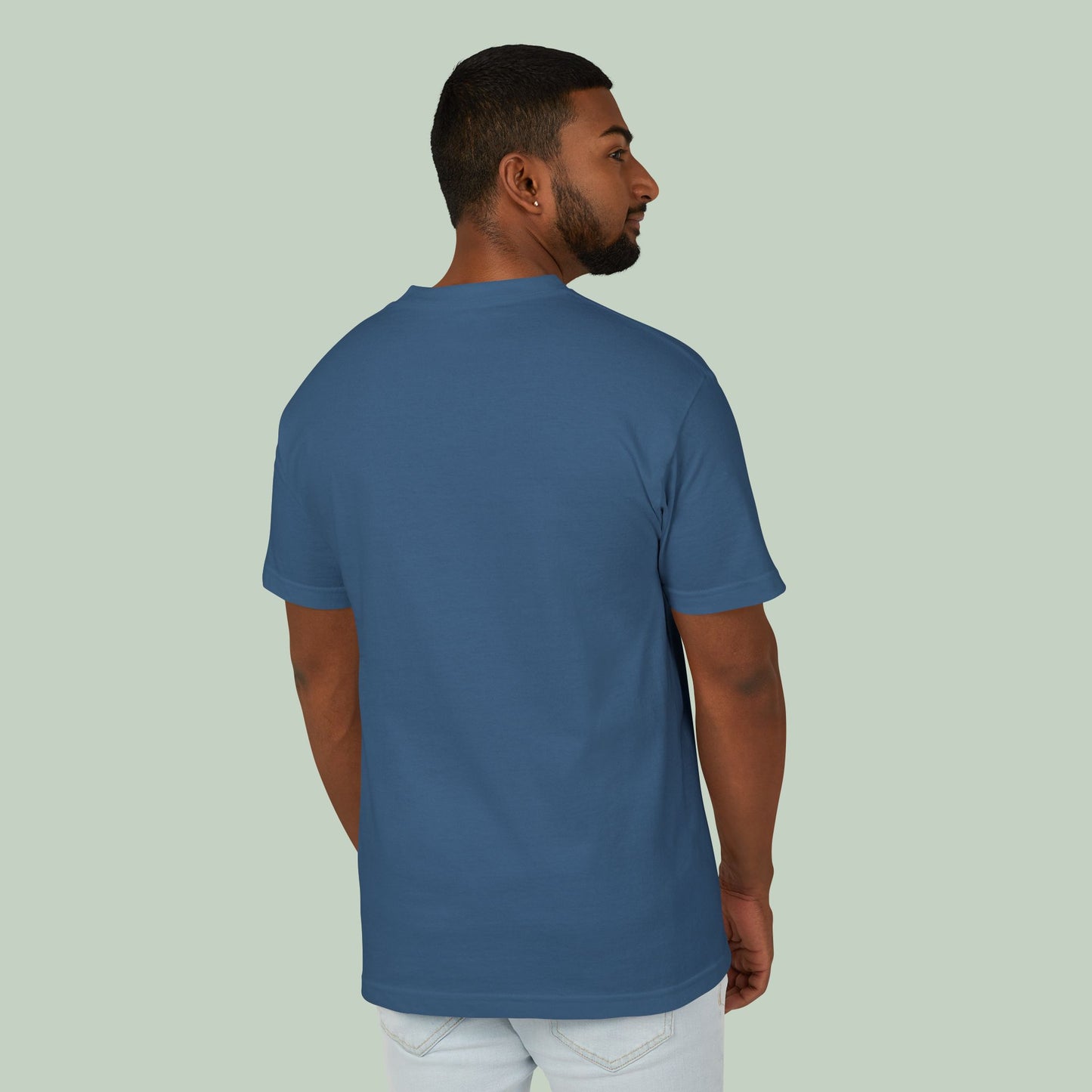 T-Shirt MustoSe Unisex Garment-Dyed Heavyweight Cotton Tee