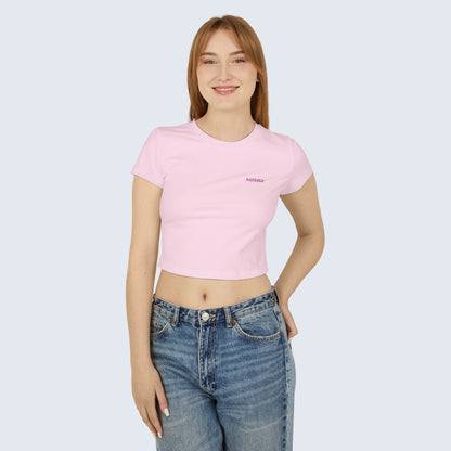 Baby Tee - Pink or Pink Women's Baby Tee