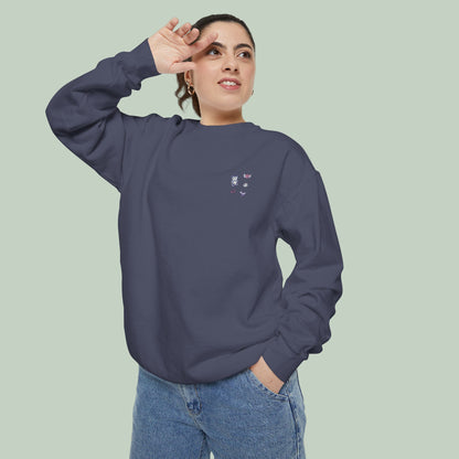 Sweatshirt Cellibone - Unisex Garment-Dyed Cozy Pullover