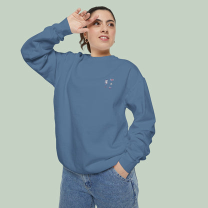 Sweatshirt Cellibone - Unisex Garment-Dyed Cozy Pullover