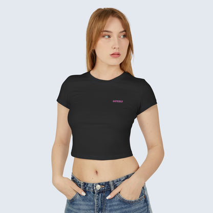 Baby Tee - Pink or Pink Women's Baby Tee