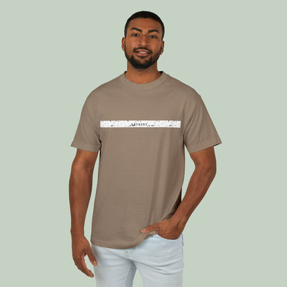 T-Shirt MustoSe Unisex Garment-Dyed Heavyweight Cotton Tee