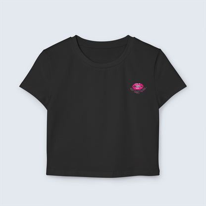 Women's Baby Tee - Kiss Design