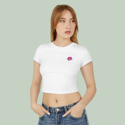 Women's Baby Tee - Kiss Design