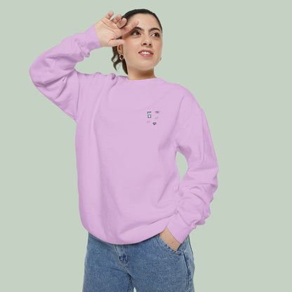 Sweatshirt Cellibone - Unisex Garment-Dyed Cozy Pullover